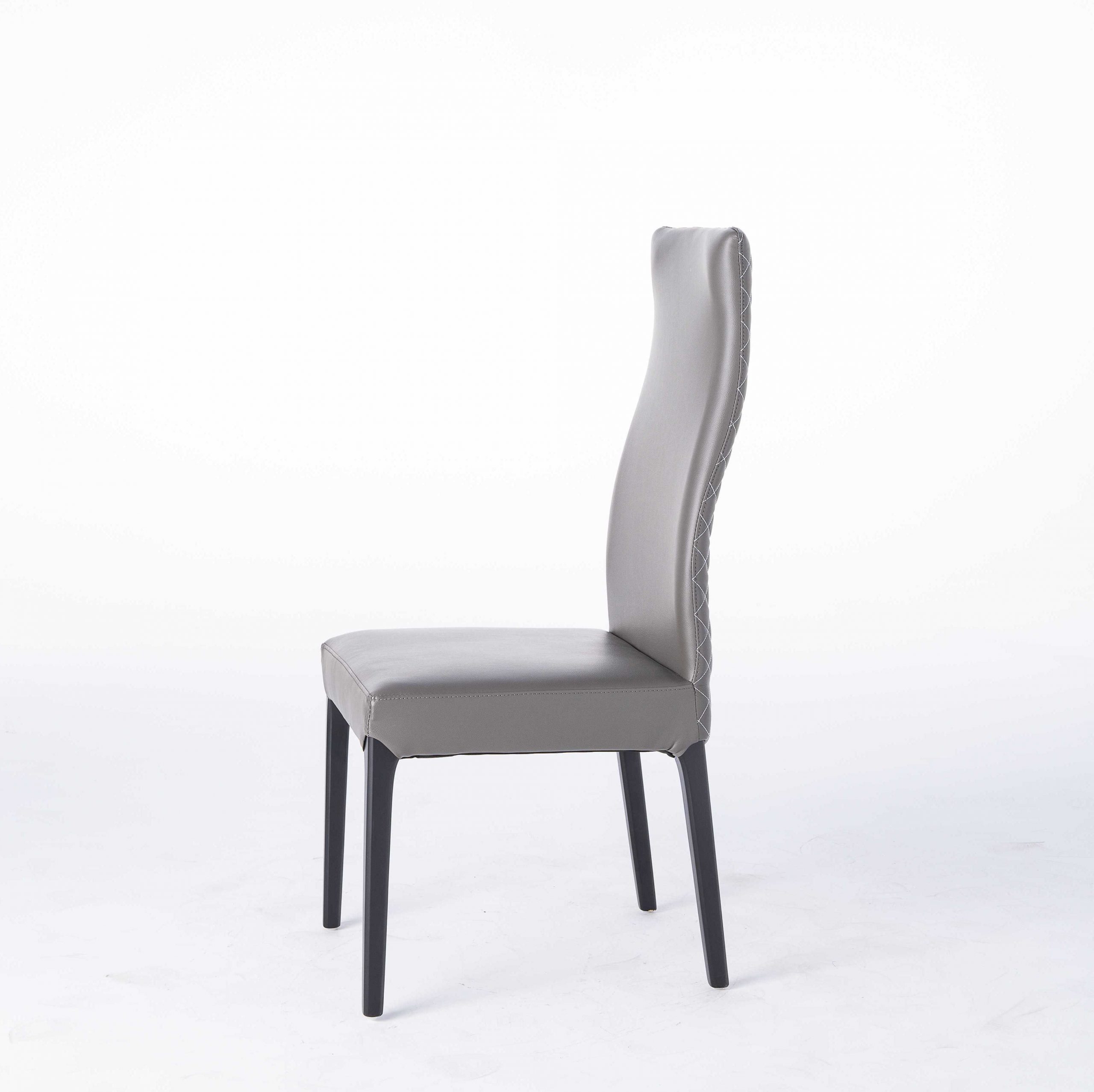 dkf14-1china contemporary modern home furniture kitchen leather fabric dining chair manufacturer (1)