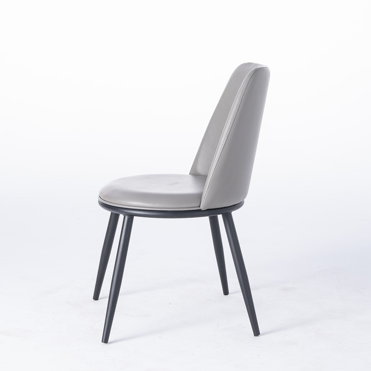 dkf43-china modern design home kitchen metal leather dining chair supplier manufacturer-furbyme (1)