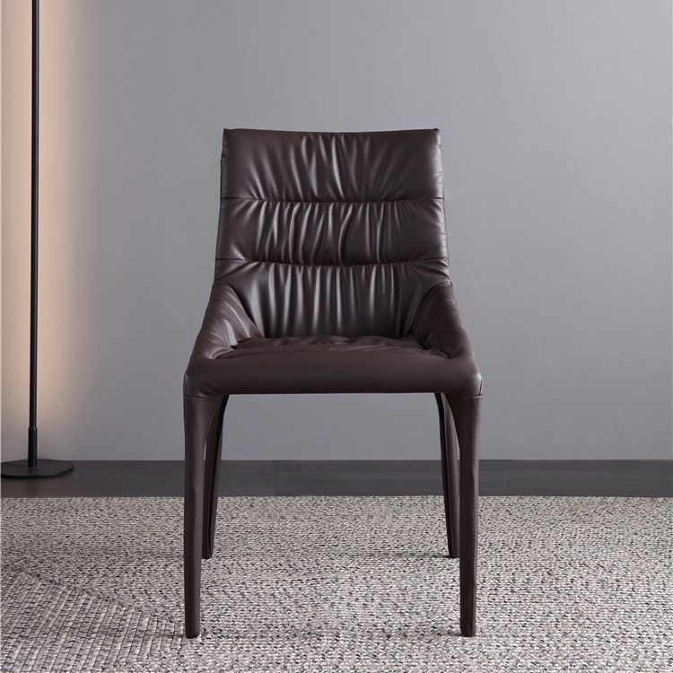 dkf77-china modern design home kitchen metal leather dining chair supplier manufacturer-furbyme (1)