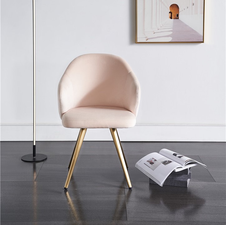 dkf86-china modern design home kitchen metal fabric dining chair supplier manufacturer-furbyme (1)