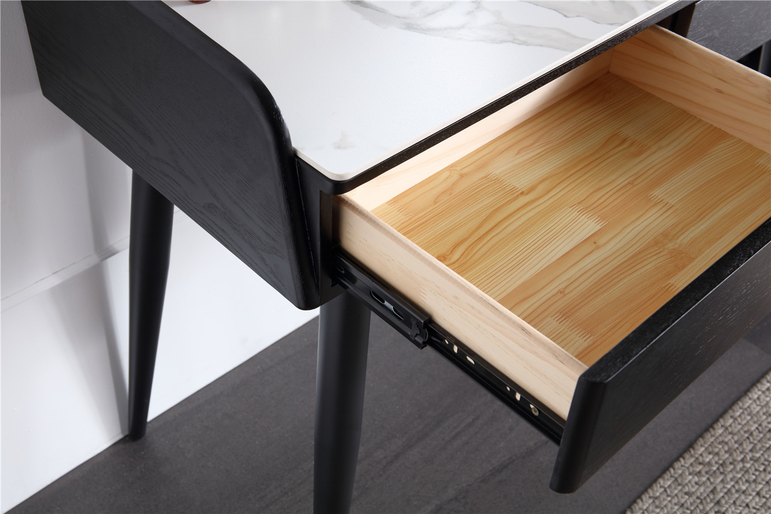 260China modern home furniture wood dress stool set manufactu (3)