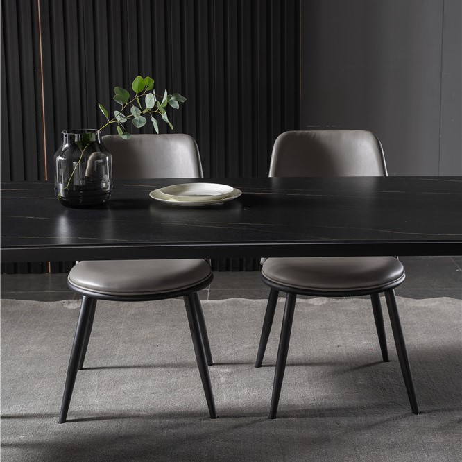 dkf737-china modern luxury home furniture metal slate mable top kitchen dining table supplier manufacturer factory company-furbyme (5)