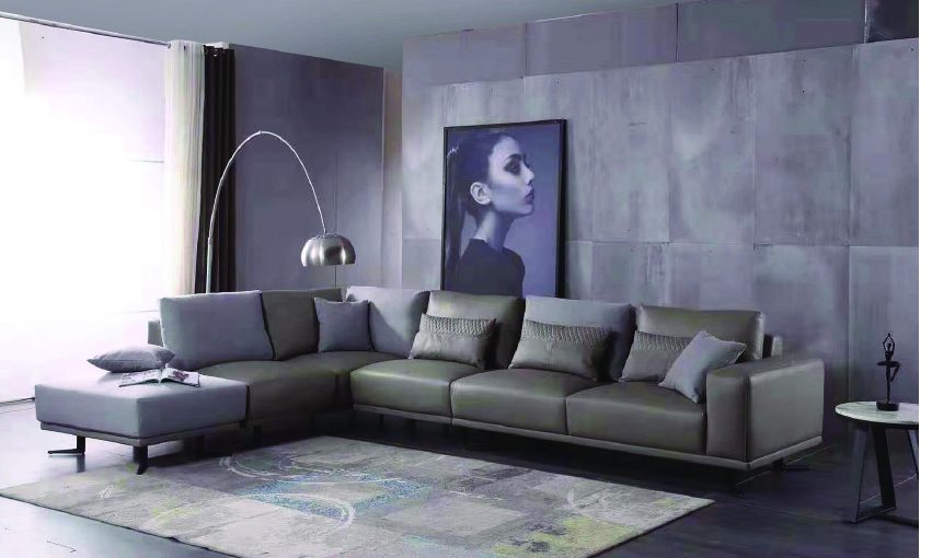 8213（1）-high quality modern leather sofa made by china luxury and modern furniture factory and company-furbyme