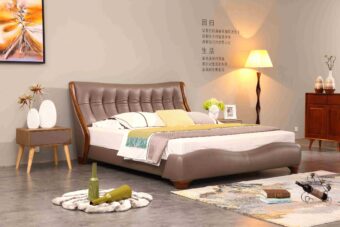 A8625-high quality upholstered leather king bed made by china luxury and modern furniture factory and company-furbyme_副本