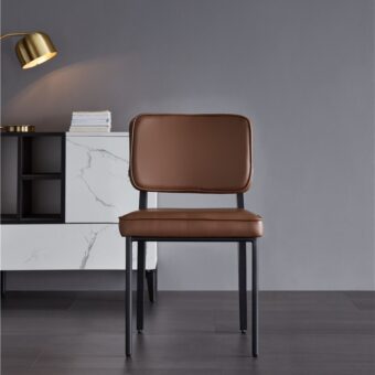 dkf68-china modern design home kitchen metal leather dining chair supplier manufacturer-furbyme (4)