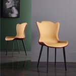 dkf69-china modern design home kitchen metal leather dining chair supplier manufacturer-furbyme (3)