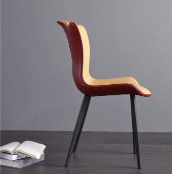 dkf69-china modern design home kitchen metal leather dining chair supplier manufacturer-furbyme (3)