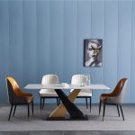 dkf701-china modern luxury home furniture metal slate top kitchen dining table supplier manufacturer factory company-furbyme (1)