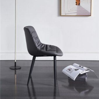 dkf75-china modern design home kitchen metal leather dining chair supplier manufacturer-furbyme (2)