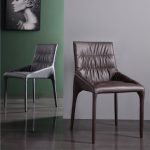 dkf77-china modern design home kitchen metal leather dining chair supplier manufacturer-furbyme (1)
