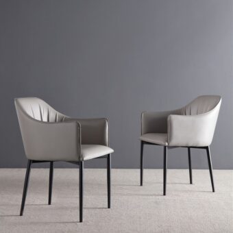 dkf78-china modern design home kitchen metal leather dining chair supplier manufacturer-furbyme (1)