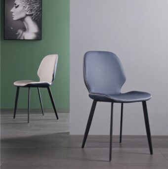 dkf82-china modern design home kitchen metal leather dining chair supplier manufacturer-furbyme (1)