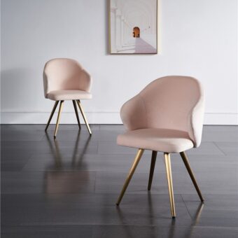 dkf86-china modern design home kitchen metal fabric dining chair supplier manufacturer-furbyme (1)