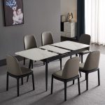 504china modern luxury home furniture metal sintered stone mable top expandable dining table supplier manufacturer factory company-furbyme (5)