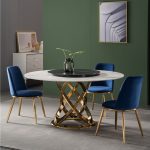 888-china modern luxury home furniture metal sintered stone mable top kitchen round dining table supplier manufacturer factory company-furbyme (1)