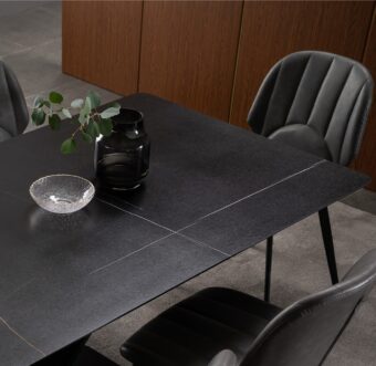 dkf714-china modern luxury home furniture metal slate mable top kitchen dining table supplier manufacturer factory company-furbyme (1)