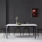 dkf768-china modern luxury home furniture metal slate mable top kitchen dining table supplier manufacturer factory company-furbyme (6)